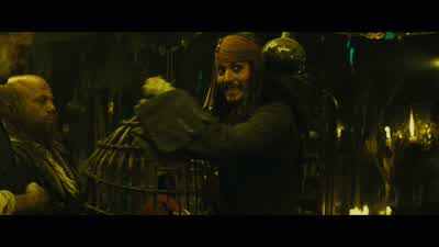 Look. An undead monkey. Top that. - Pirates of the Caribbean: Dead Man's Chest
