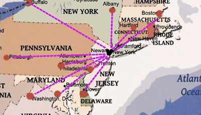 Look at all these towns." - Bad Reputation
