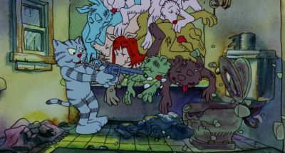 Look at this big fucking gun - Fritz the Cat
