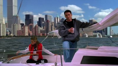 Look at this clown Just because he's got a bigger boat - Friends