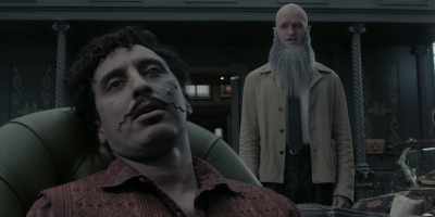 Look at his cold, waxy face.
[chuckles softly] - A Series of Unfortunate Events