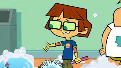 Look at 'em in there, floatin'
on his back - Total DramaRama