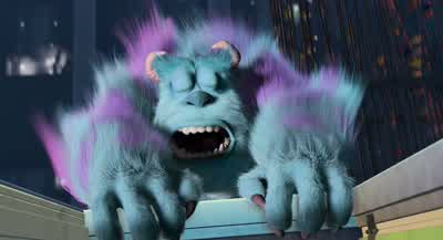 RAND ALL Look at everybody's favourite scarer nowYou stupid pathetic wastethuopYou've been number one for too long SullivanNow your time is upAnd don't worryI'll take good care of the kidNoyellingBoo grunting and Randall gaggingRandall - Monsters, Inc