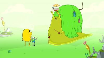 Look at him go!
Bringing in the ladies. - Adventure Time