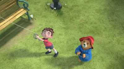 Look at it go!
Do you want a turn, Paddington? - The Adventures of Paddington