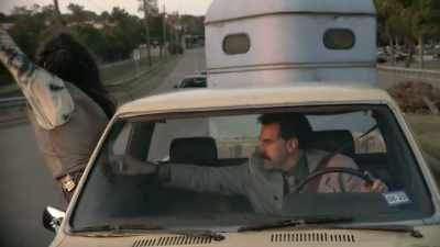 Look at me! I'm flying! - Borat Subsequent Moviefilm