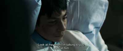 Look at me when I'm talking to you.
Look at him. - The Marco Effect