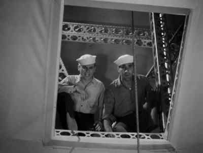 Look at that monkey hang on. - Here Comes the Navy