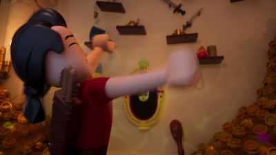 ♪ Look at this stuff
Isn't it neat? ♪ - LEGO Disney Princess: The Castle Quest