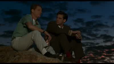Look at that sunset It's perfectThat's the big guy Quite a paintbrush he's got - The Truman Show