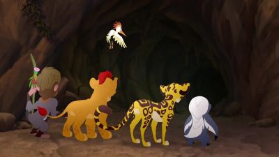 - Look at that.
- Whoa! - The Lion Guard