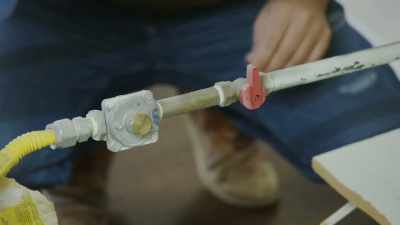 Look at the gas line,
just... hanging there. - Help! I Wrecked My House