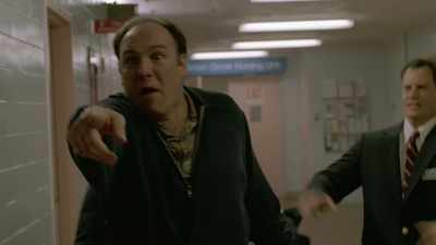 Look at the look on her face!
She's smiling! - Wise Guy: David Chase and The Sopranos