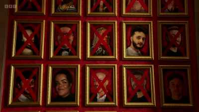 - Look at the red crosses!
- What madness! - The Traitors