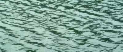 Look at the ripples
created by the waves. - River of Ghosts