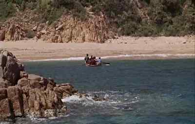 Look at them all
lining up to the beach. - The Truth About Spring