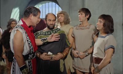 Look at them all solid bone and muscle Bone and muscle I've got plenty of - Carry on Cleo