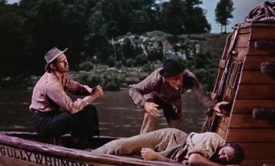 Look at them clodhoppers - Davy Crockett and the River Pirates