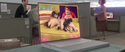 Look at these guys.
Look at this one, sleeping under his ear. - Ralph Breaks the Internet