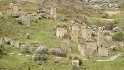 Look at these towers
guarding over the mountains - From Russia to Iran: Crossing Wild Frontier