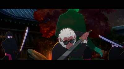 - Look at this.
- Might wanna grab your katana, dude. - Marvel's Hit-Monkey
