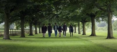 Look at those hedges. - Red Rose