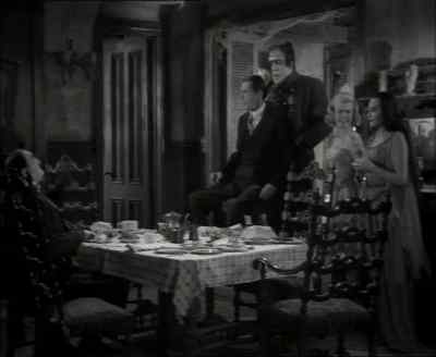 Look at those interesting patterns
the candlelight makes on the ceiling. - The Munsters