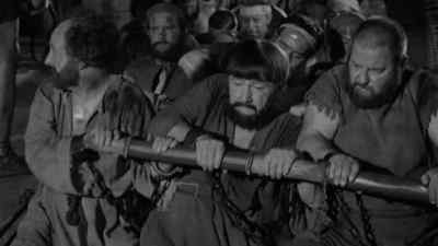Look at those shoulders now - The Three Stooges Meet Hercules