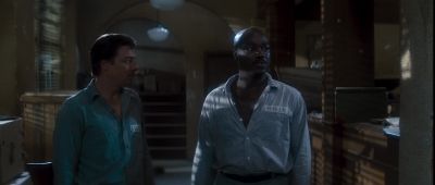 Look at that Two cops wishing me luck I'm doomed - Assault on Precinct 13
