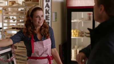 Look at you, coming inside...
my shop. - Christmas with the Campbells