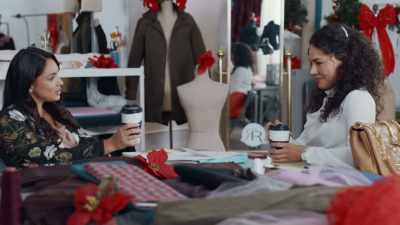 Look at you.
Unknown Rachel Rocca, - Well Suited For Christmas