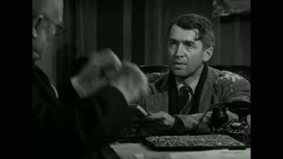 Look at you You used to be so cockyYou were going to go out and conquer the worldYou once called me a warped frustrated old manWhat are you but a warped frustrated young manA miserable little clerkcrawling in here on your hands and kneesand begging for - It's a Wonderful Life