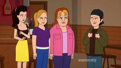Look who came crawling
back to old Hanky. - Corner Gas Animated
