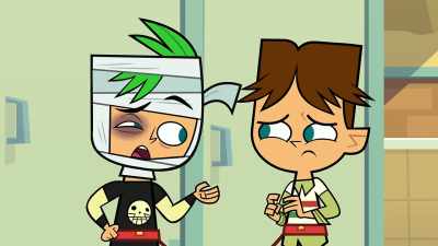 - Look you can either help me
scare Courtney, - Total DramaRama