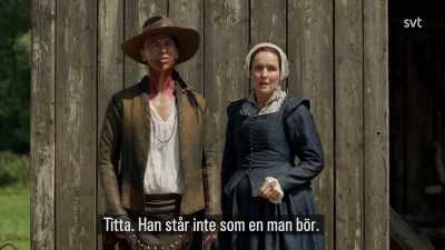 Look, he does not
stand like a man should. - Jamestown