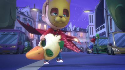 Look! He's carrying another mask! - PJ Masks