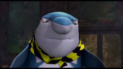 Look He's got dolphin muscleMy Uncle Vito got whacked by one of those - Shark Tale