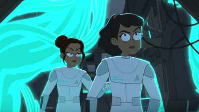 Look, how about you stop
pretending to be a, - Star Trek: Lower Decks