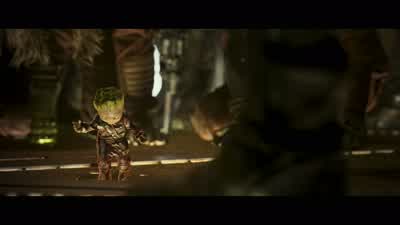 Look how cute it is when it's all riled up. - Guardians of the Galaxy Vol  2