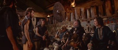 Look how he glares at me - The Vikings