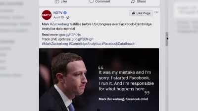 Look how many people are posting
about Zuckerberg... - The Great Hack
