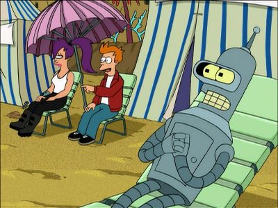 - Look how silly they look.
- He's no different from you organisms... - Futurama