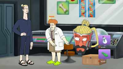 Look, I may be the same
as teensy weensy Neil genetically - Aqua Teen Forever: Plantasm