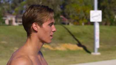 Look, I'm sorry
about the guys. - Swimming for Gold