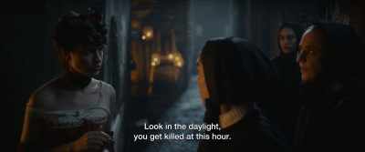 Look in the daylight you get killed at this hour. - Cabrini
