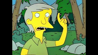 Look! It's him!
It's Bigfoot! - The Simpsons