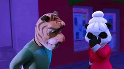 Look, if it's not working
anymore, we might as well rest. - Panda vs. Aliens