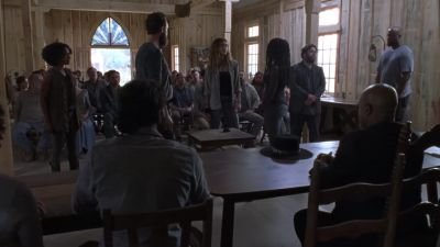 Look, just because she was a prisoner... - The Walking Dead