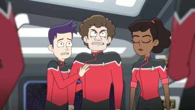 Look, someone knocked
Fletcher out - Star Trek: Lower Decks