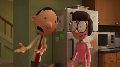 Look, who knows what kind of
stuff Rodrick is teaching Greg? - Diary of a Wimpy Kid: Rodrick Rules